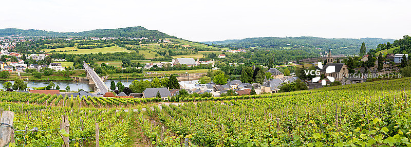 卢森堡申根全景图片素材