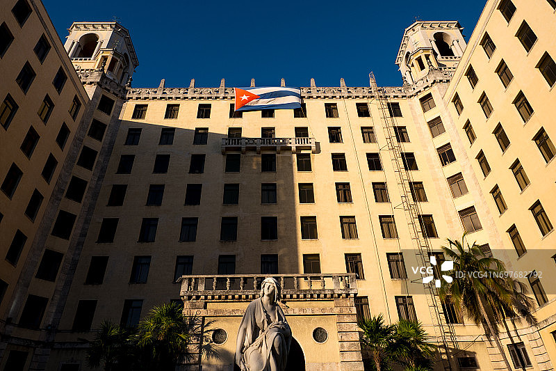 古巴国家酒店的外部景观图片素材