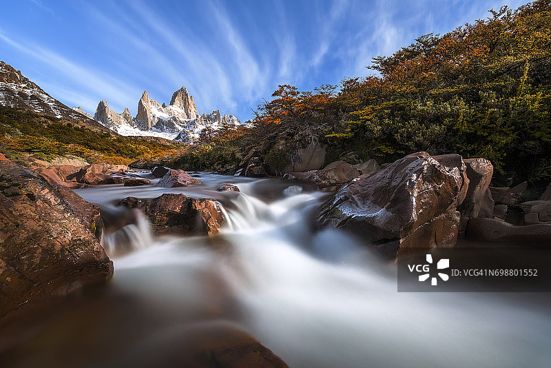 阿根廷巴塔哥尼亚菲茨罗伊峰图片素材