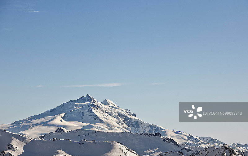 特罗纳多尔山，位于智利和阿根廷边境图片素材