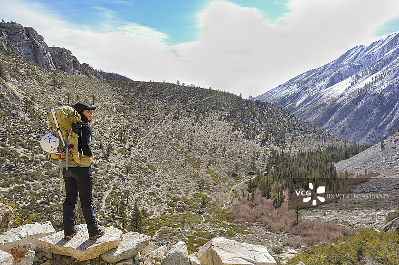 加利福尼亚州内华达山脉的帕利塞兹山脉图片素材