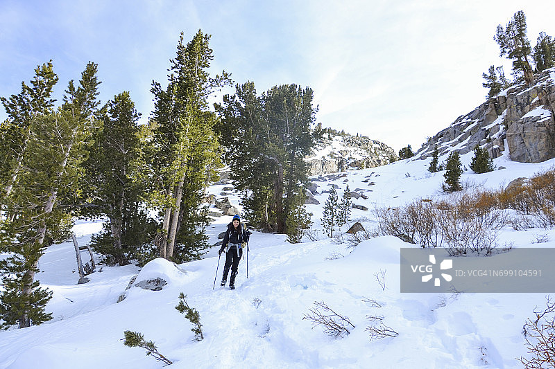 加利福尼亚州内华达山脉的帕利塞兹山脉图片素材