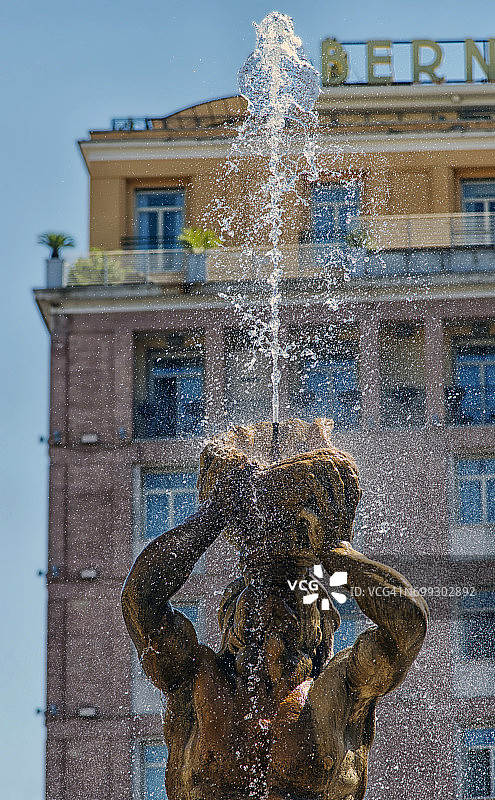 特里同喷泉图片素材