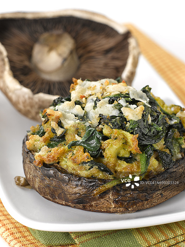 香草菠菜大褐菇图片素材