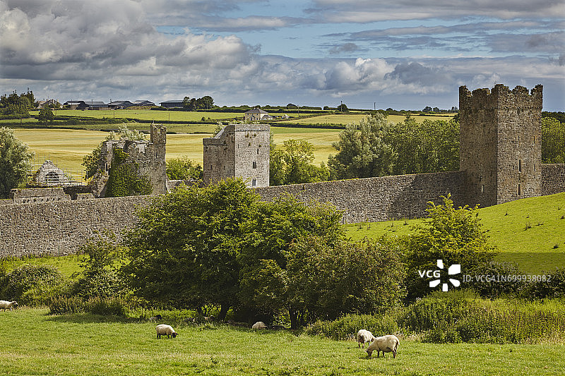 凯尔斯修道院遗址，位于爱尔兰基尔肯尼郡基尔肯尼附近图片素材