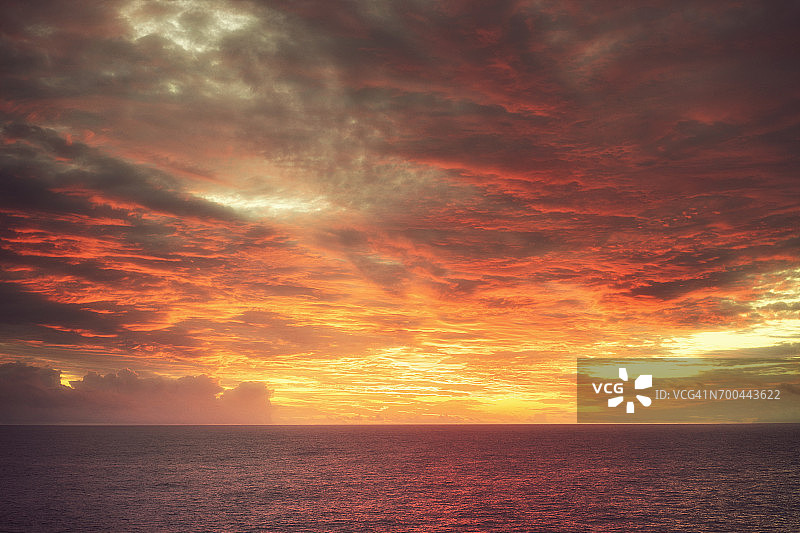 纽埃岛日落图片素材