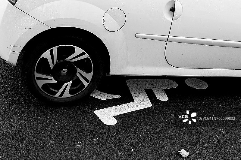 汽车和轮椅标志图片素材