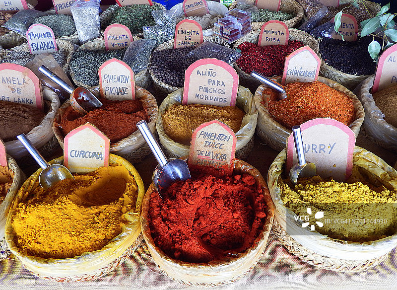 美食与色彩香料图片素材