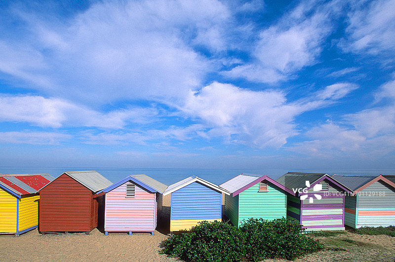 海滩小屋图片素材
