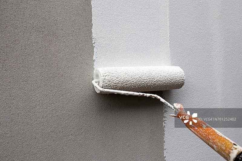 滚筒刷墙图片素材
