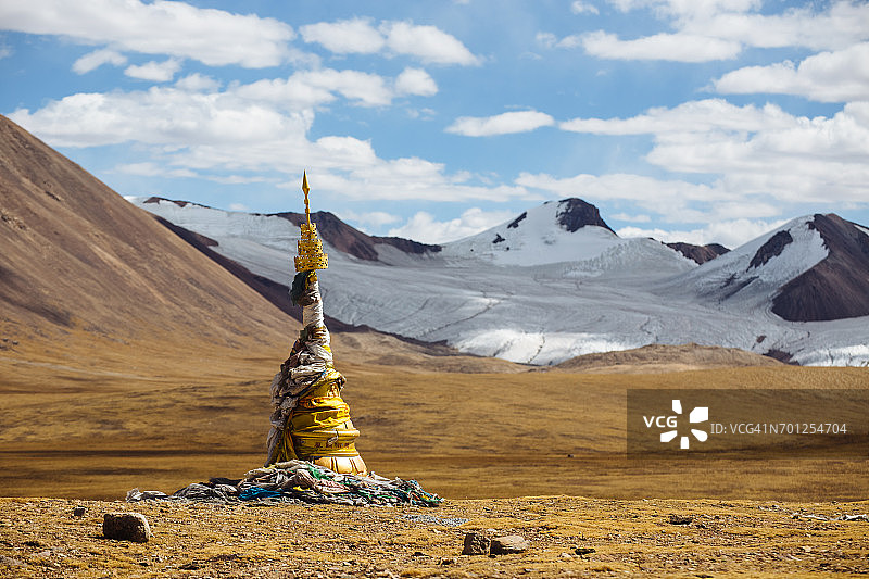 唐古拉山脉，长江源头图片素材