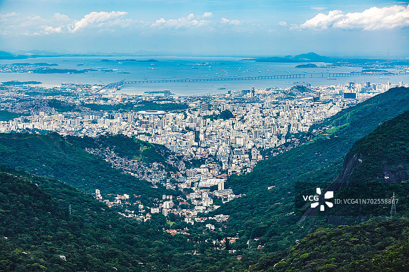 里约热内卢鸟瞰图图片素材