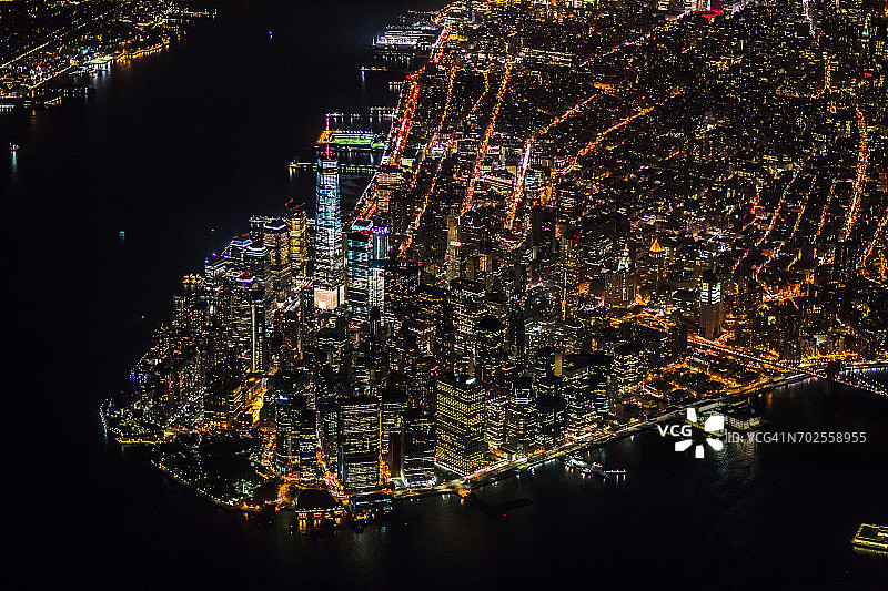 纽约下曼哈顿景色图片素材