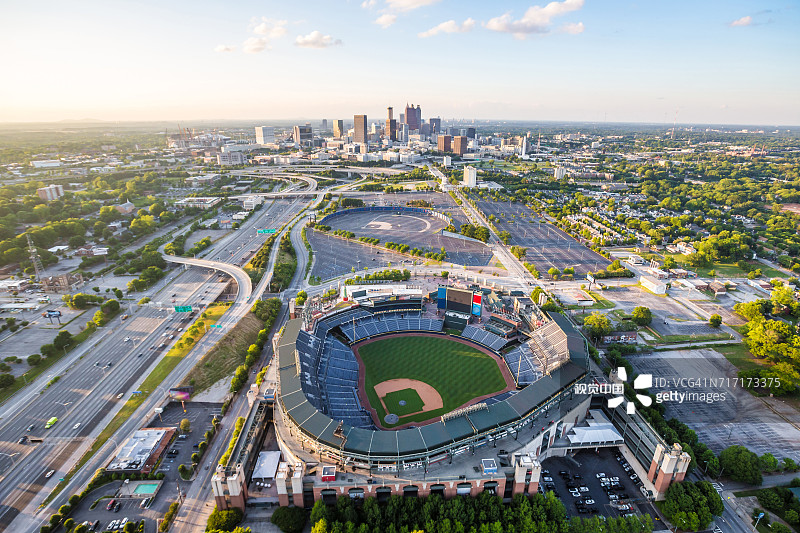 特纳球场，佐治亚州亚特兰大图片素材