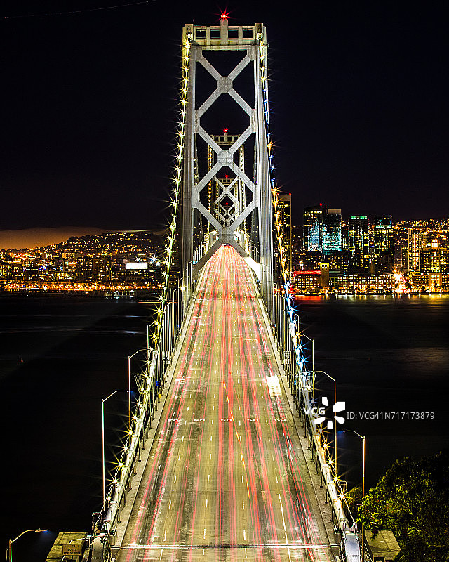 旧金山-奥克兰海湾大桥图片素材