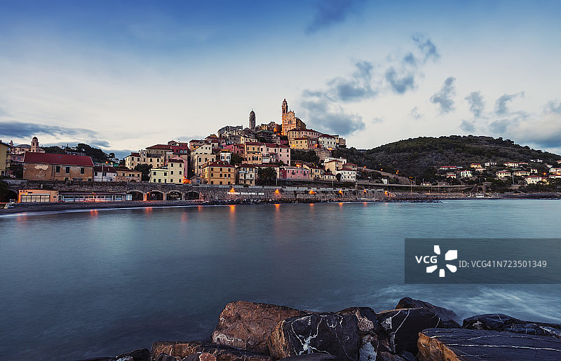 切尔沃，利古里亚，意大利图片素材