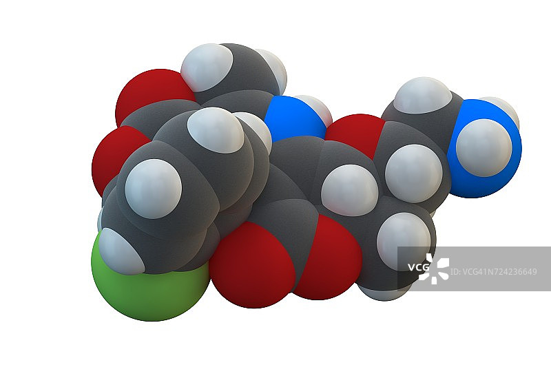 氨氯地平高血压药物分子图片素材