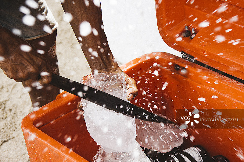 菲律宾碎冰特写图片素材