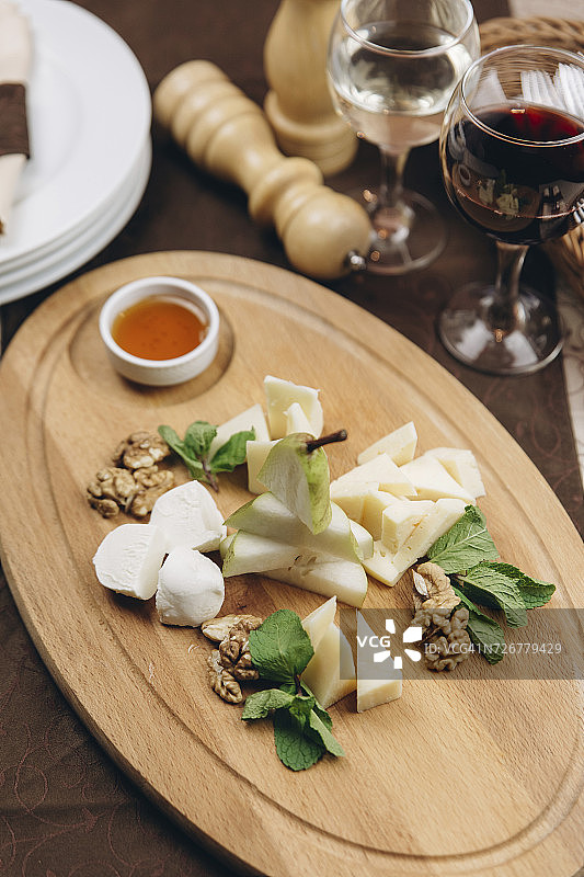 带酱汁的开胃小吃图片素材