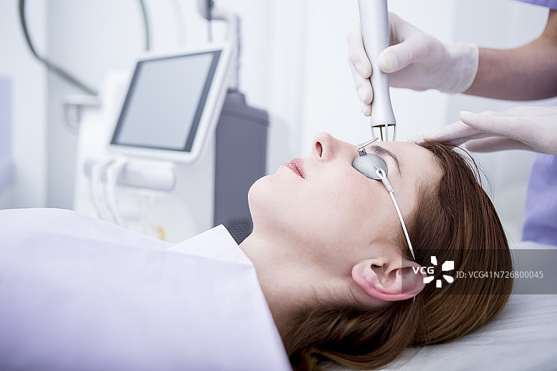 美容外科：CO2激光换肤图片素材