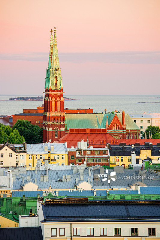 芬兰赫尔辛基圣约翰教堂图片素材