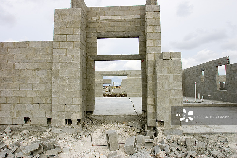 建筑工地上的建筑物图片素材