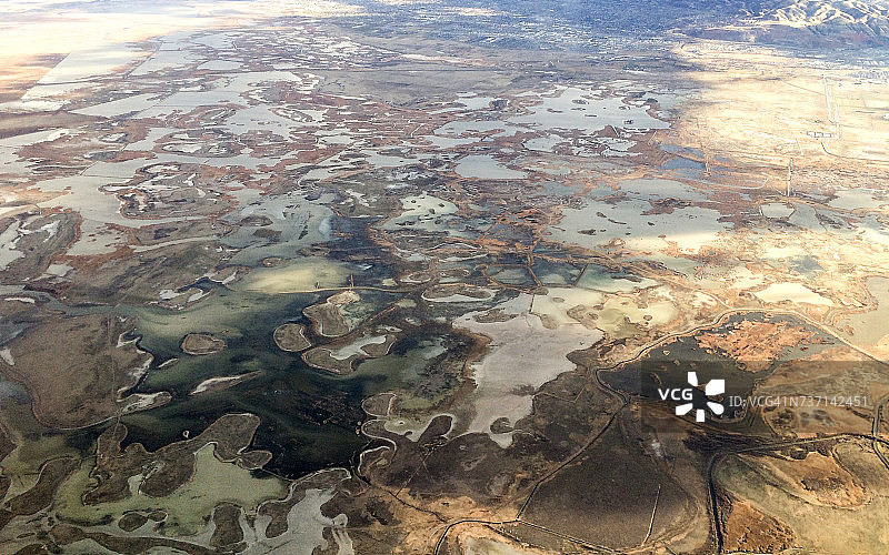美国犹他州大盐湖图片素材