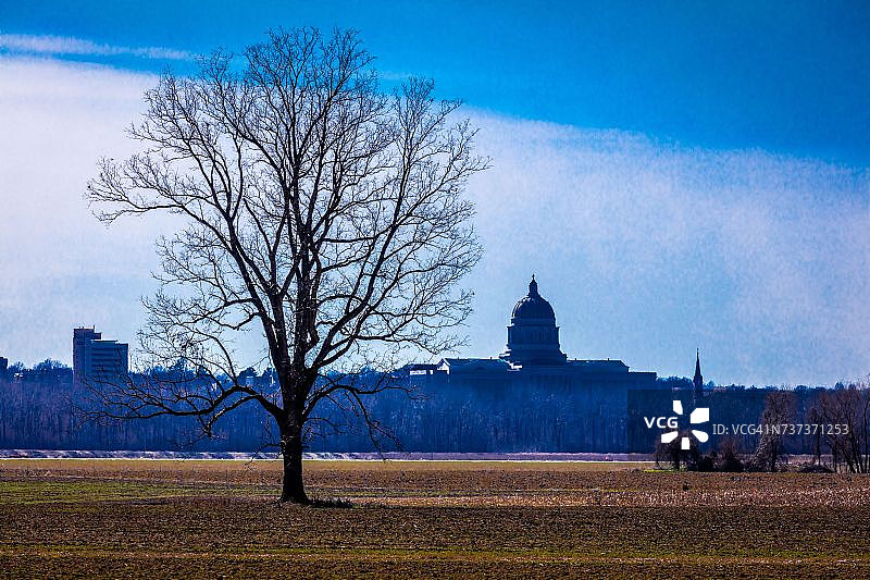 杰斐逊城密苏里州议会大厦图片素材