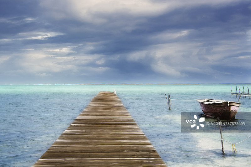 海滩场景图片素材