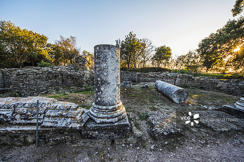 特洛伊考古遗址图片素材