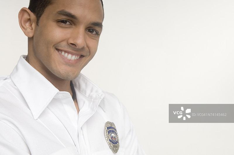 保安人员的肖像图片素材