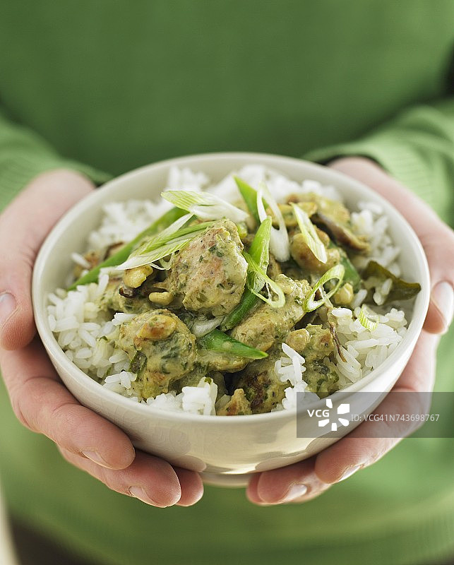 泰式绿咖喱图片素材