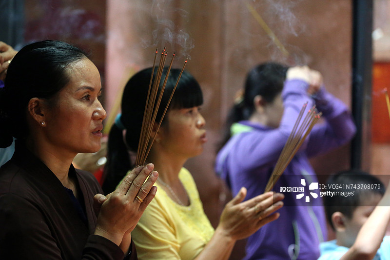 越南道教寺庙玉皇宝塔（福海寺）图片素材