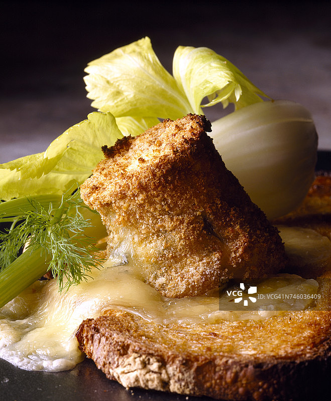 烤奶酪吐司图片素材