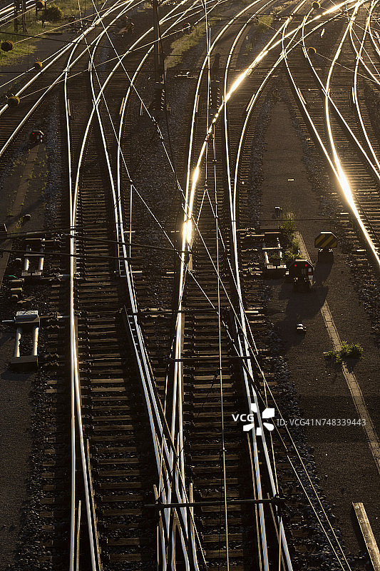 铁路轨道与枢纽图片素材
