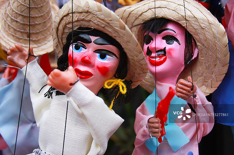 木偶戏表演图片素材