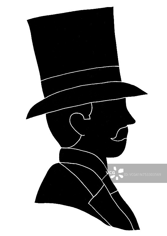 雷斯垂德探长插画图片素材