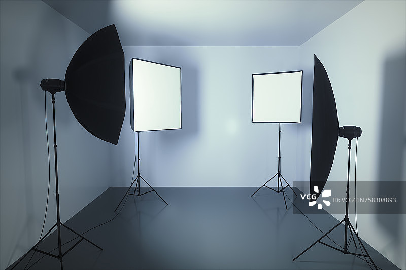 摄影工作室插画图片素材