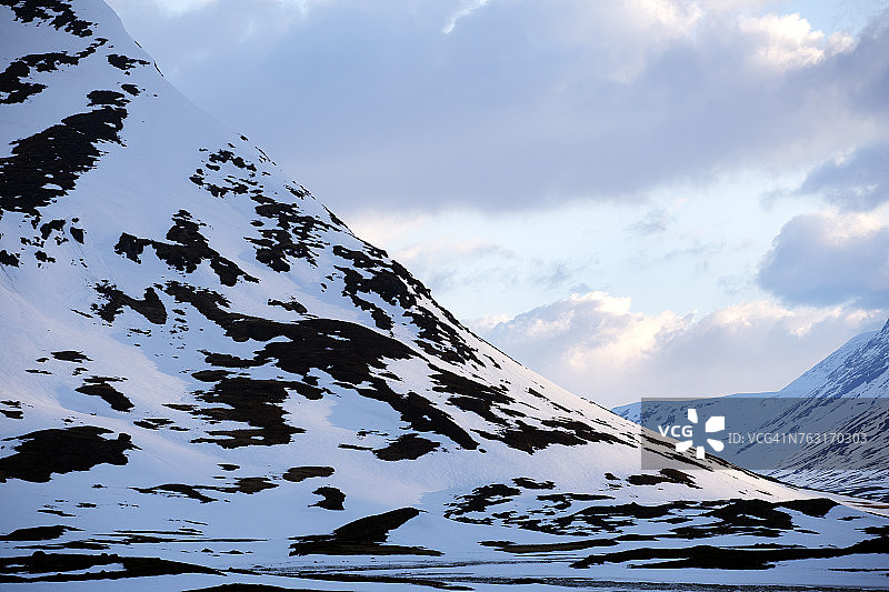 冬季山脉图片素材