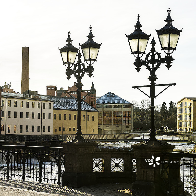 老式街灯图片素材