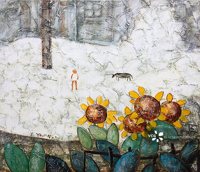 小巷队长插画图片素材