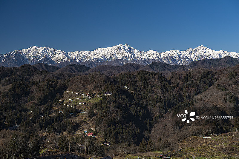 初冬的西内三山图片素材