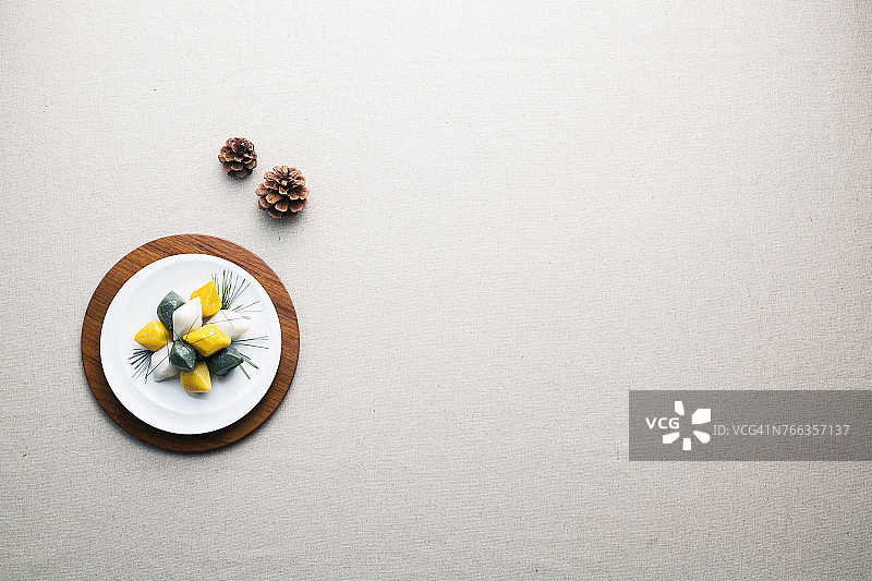 松糕（韩国传统米糕）图片素材