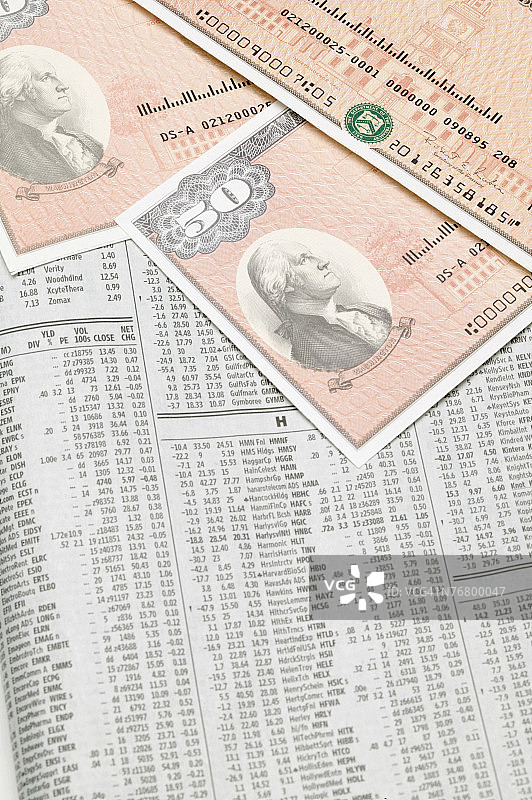 股票和债券图片素材