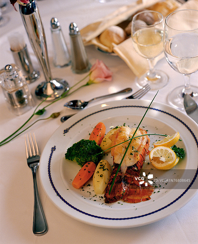 海鲜美食拼盘图片素材