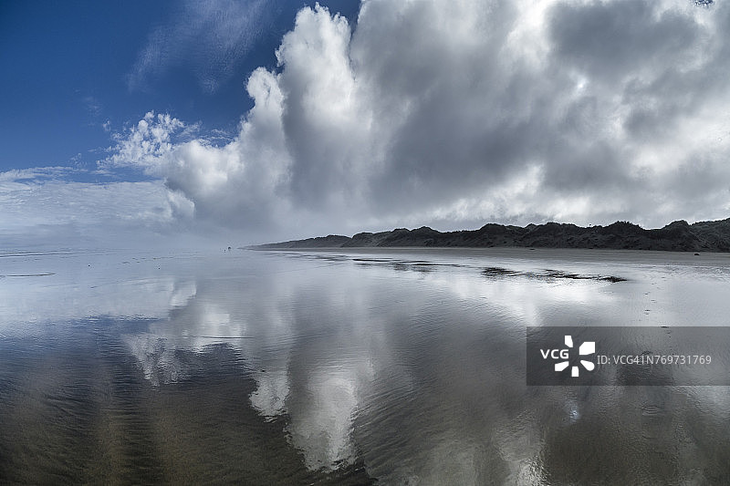 新西兰北岛九十英里海滩图片素材