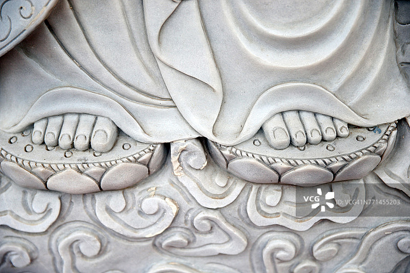 灵应寺观音菩萨像，岘港，越南图片素材