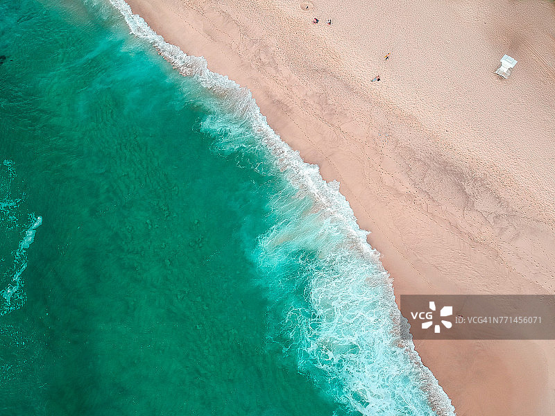 澳大利亚新南威尔士州勃朗特海滩鸟瞰图图片素材