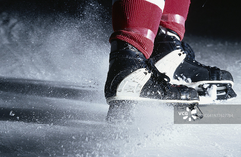 滑冰停止图片素材