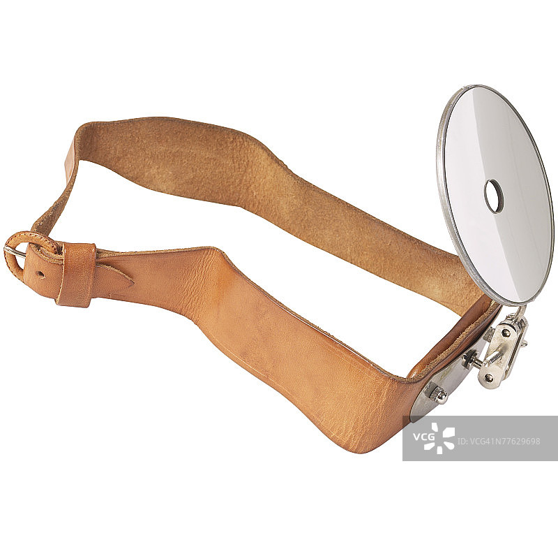 医生头部佩戴照明灯图片素材